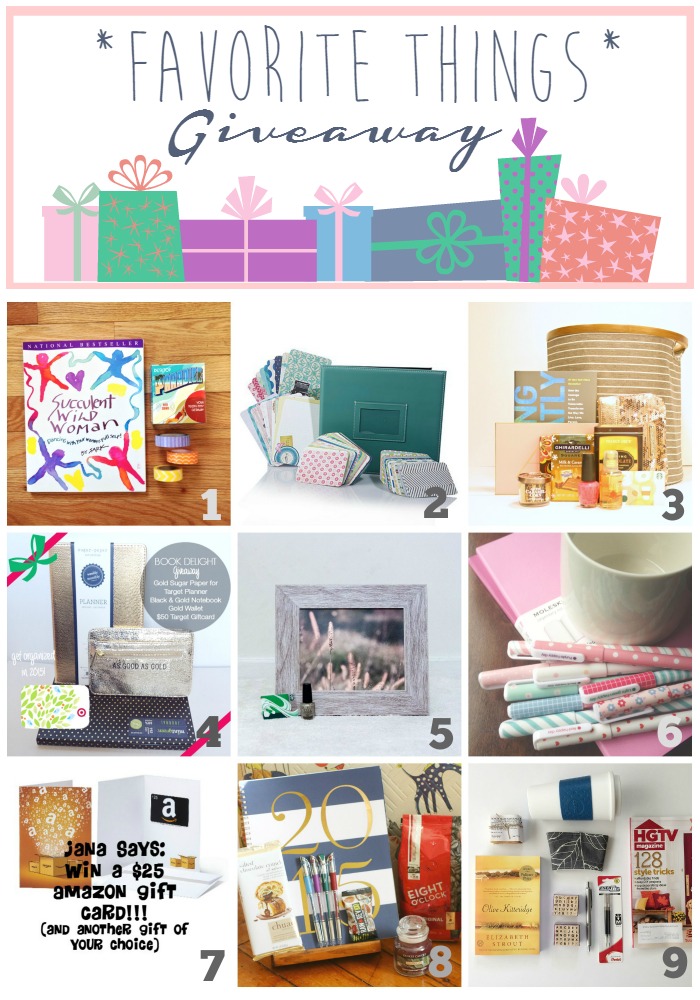 Favorite Things Blog Hop Giveaway!! 9 Bloggers, 9 giveaways| Giveaway|