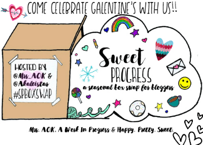 Sweet Progress Galentine's Winter Swap Box| Come celebrate Galentine's with us! A fun box swap for bloggers.