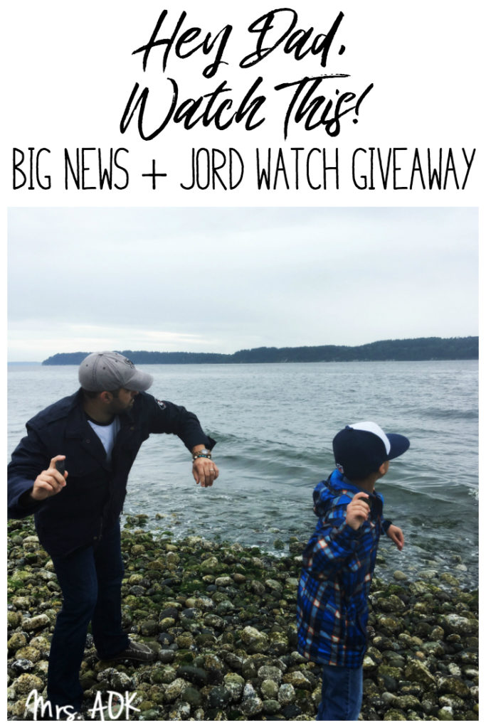 Watch This! I'm sharing some big news and we're celebrating with JORD Watch Giveaway!!