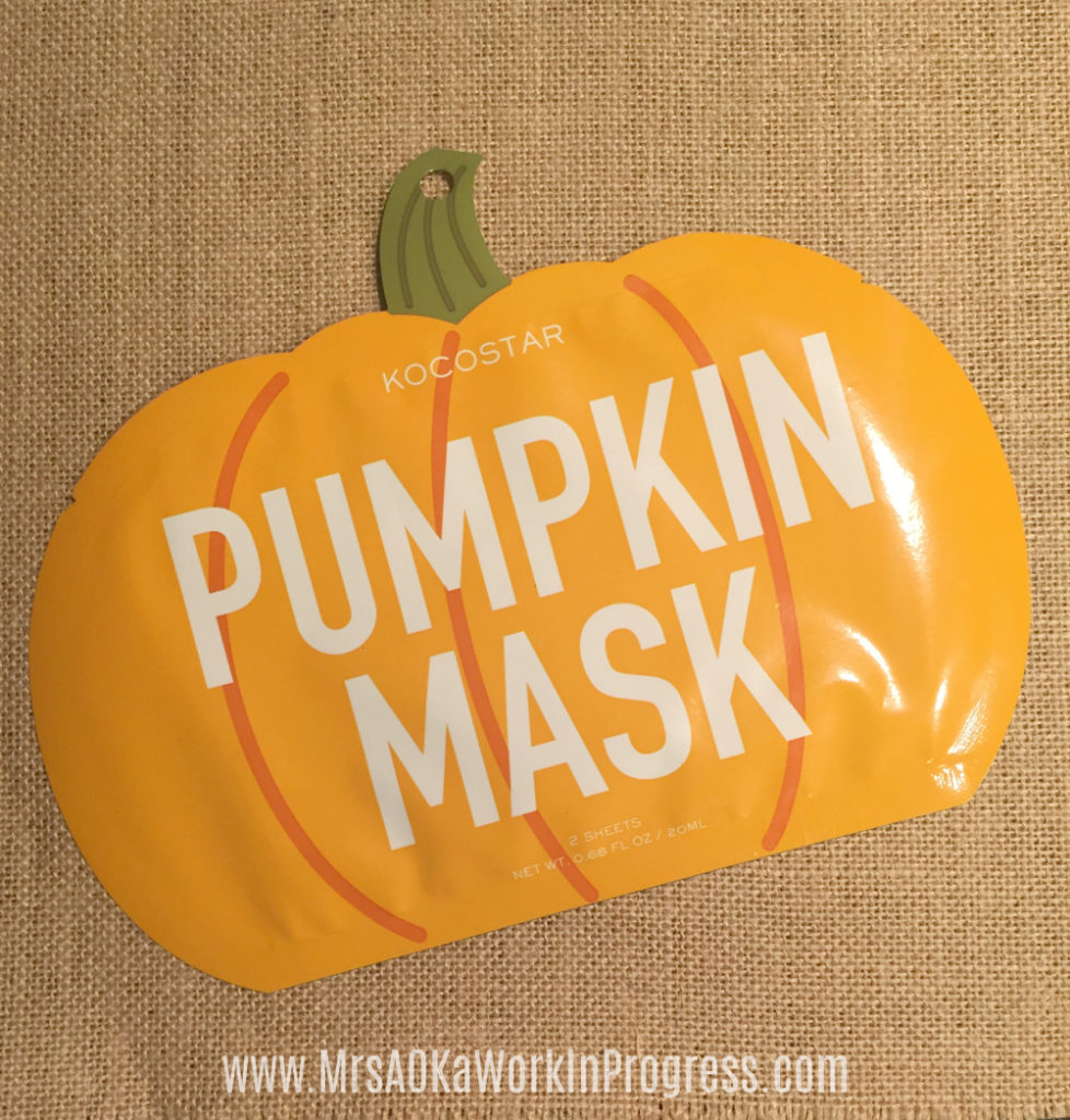 Fall Box Reveal Pumpkin Mask